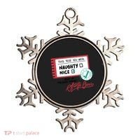 Naughty Nice List Santa Ornament thumb 0