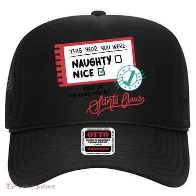 Naughty Nice List Santa Hat