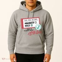 Naughty Nice List Santa Hoodie thumb 2