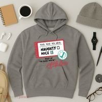 Naughty Nice List Santa Hoodie thumb 3