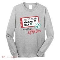 Naughty Nice List Santa Long Sleeve Shirt thumb 0