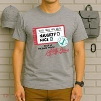 Naughty Nice List Santa T-Shirt thumb 6