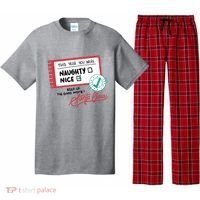 Naughty Nice List Santa Pajama Set thumb 0