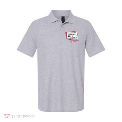 Naughty Nice List Santa Polo