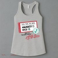 Naughty Nice List Santa Women's Tank Top thumb 3