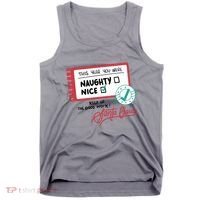 Naughty Nice List Santa Tank Top thumb 0
