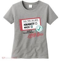 Naughty Nice List Santa Women's T-Shirt thumb 0