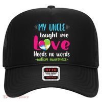 Niece Nephew My Uncle Taught Me Love Needs No Words Autism Hat thumb 0