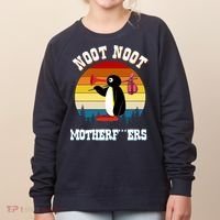 Noot Noot Motherf***ers Penguin Women's Sweatshirt thumb 0