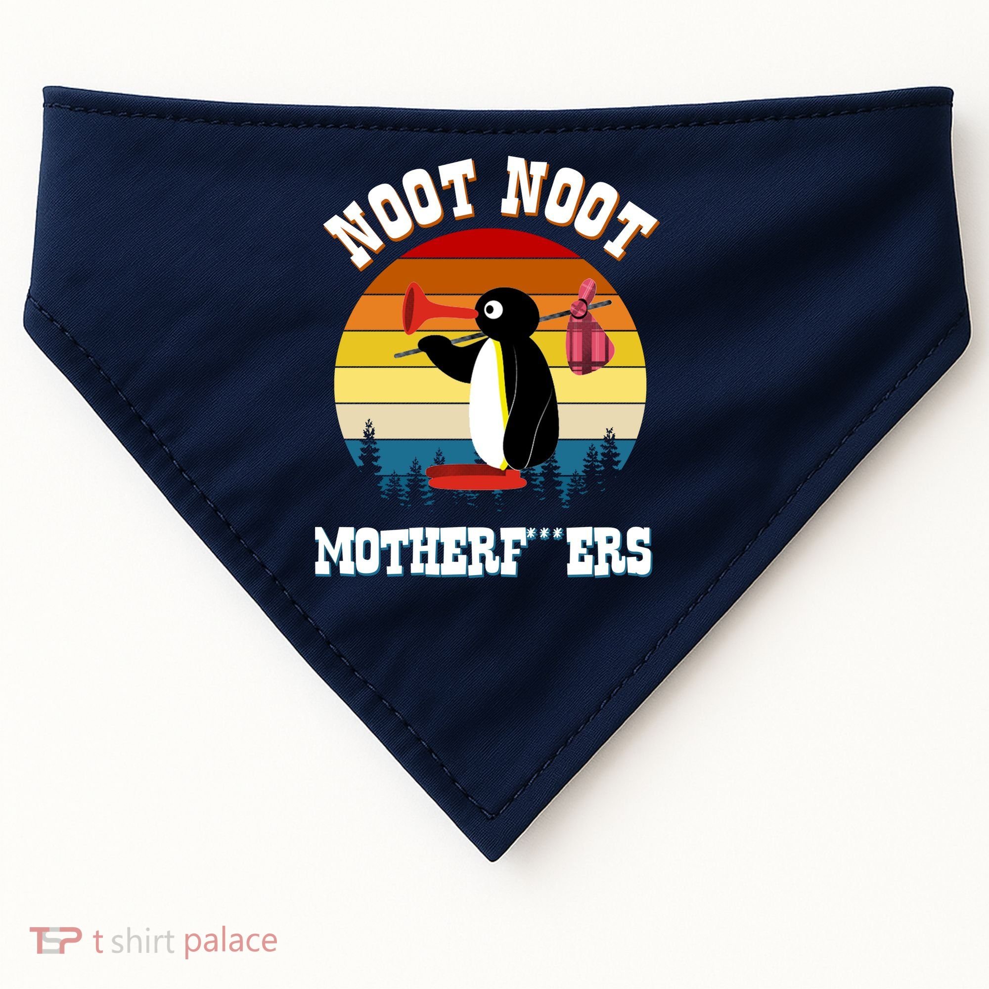 Noot Noot Motherf***ers Penguin USA-Made Doggie Bandana