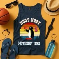Noot Noot Motherf***ers Penguin Tank Top thumb 4
