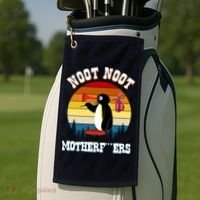 Noot Noot Motherf***ers Penguin Golf Towel thumb 2