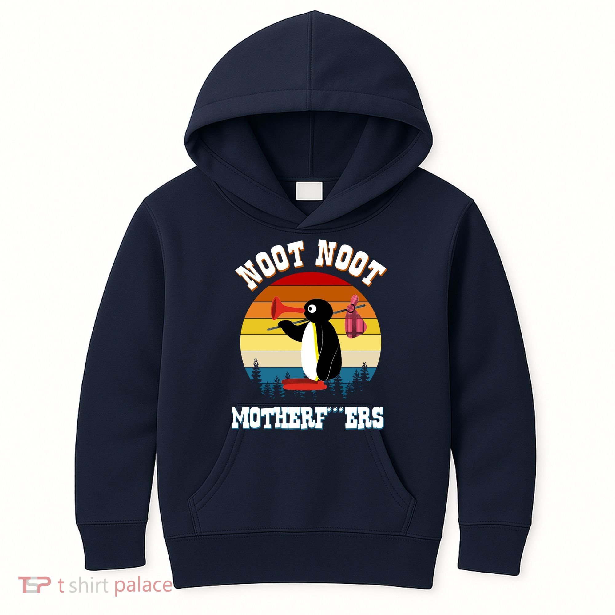 Noot Noot Motherf***ers Penguin Kids Hoodie