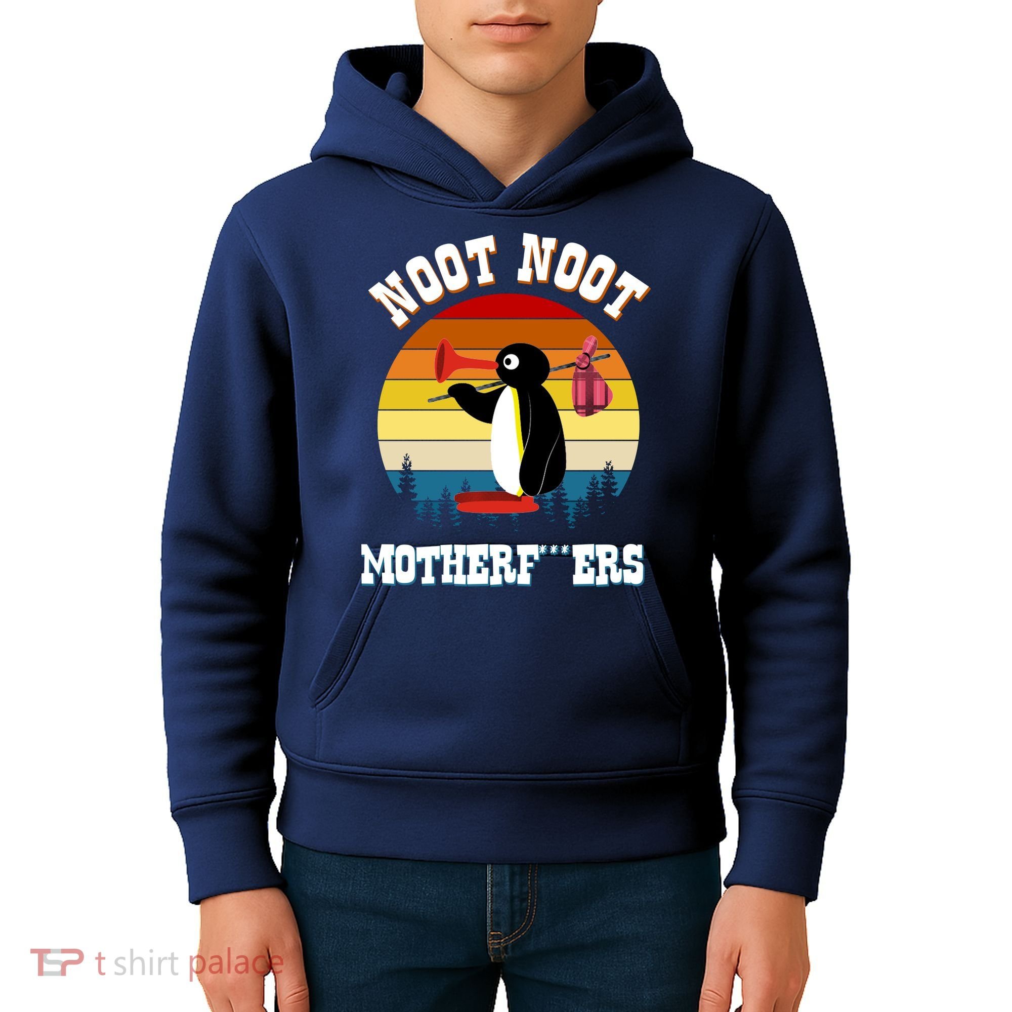 Noot Noot Motherf***ers Penguin Kids Hoodie