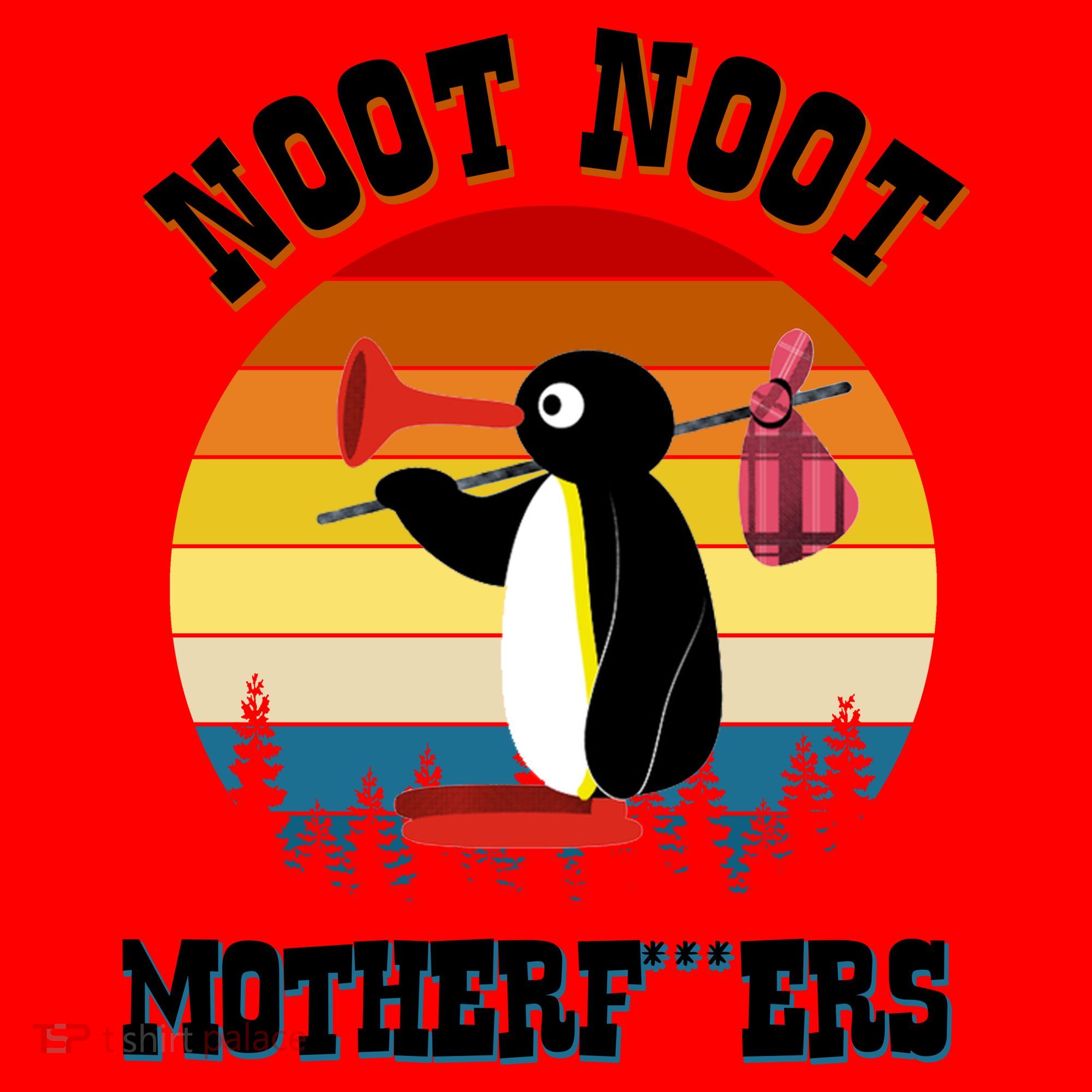 Noot Noot Motherf***ers Penguin Santa Hat