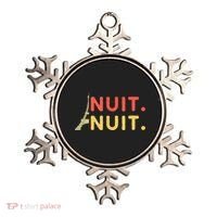 Nuit Nuit Night Night French Words Paris Tower Ornament thumb 0
