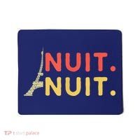 Nuit Nuit Night Night French Words Paris Tower Mousepad thumb 0
