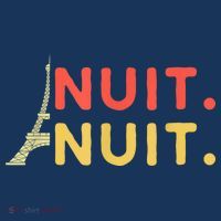 Nuit Nuit Night Night French Words Paris Tower Mousepad thumb 1