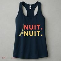 Nuit Nuit Night Night French Words Paris Tower Women's Tank Top thumb 3