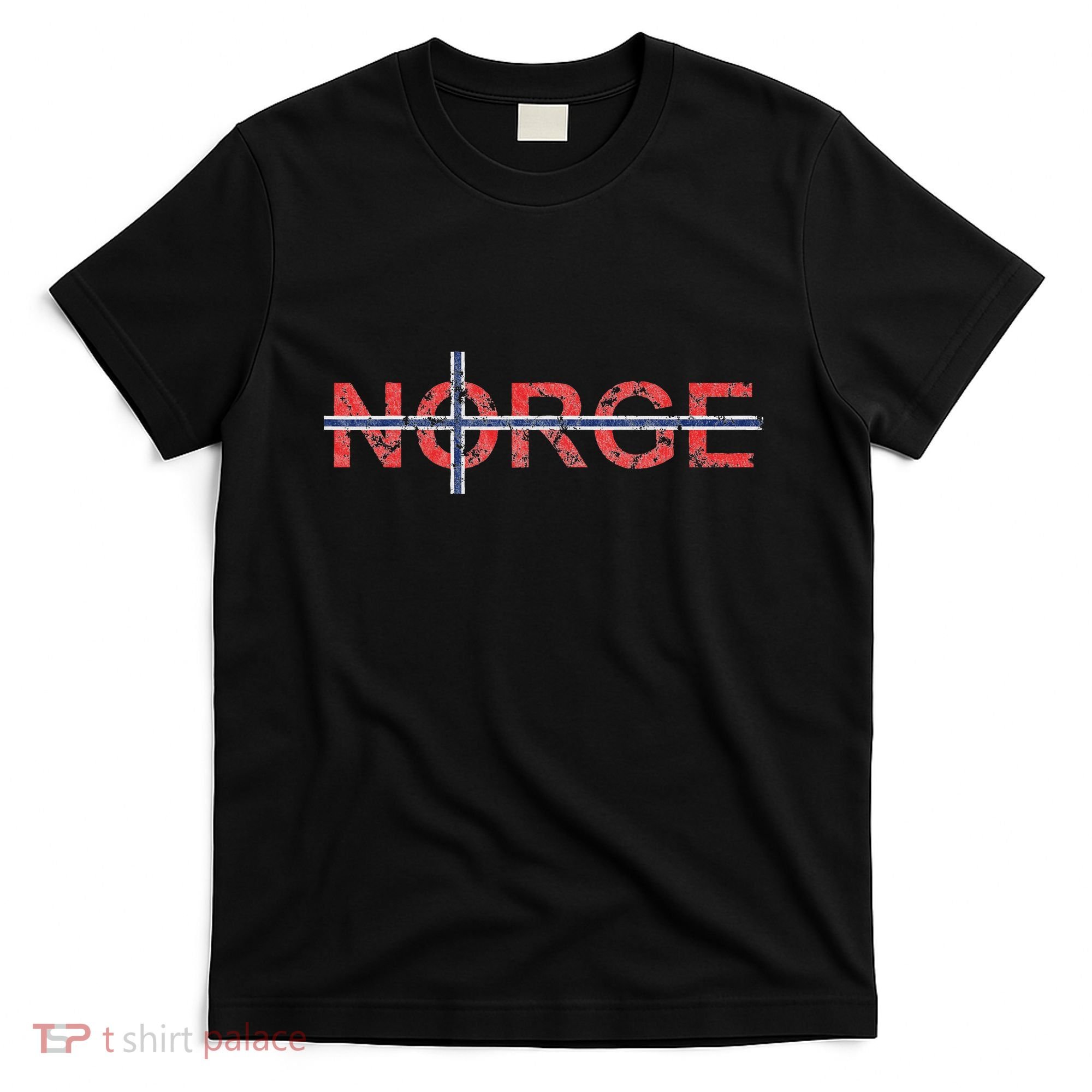 Norge Norway Norwegian Flag Nordic Cross Travel Europe T-Shirt