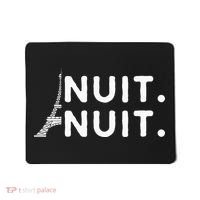Nuit Nuit Night Night French Words Paris Tower Eiffel Mousepad thumb 0