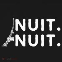 Nuit Nuit Night Night French Words Paris Tower Eiffel Mousepad thumb 1