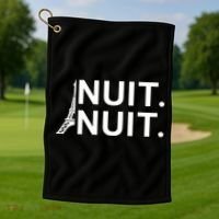 Nuit Nuit Night Night Golf Towel thumb 1
