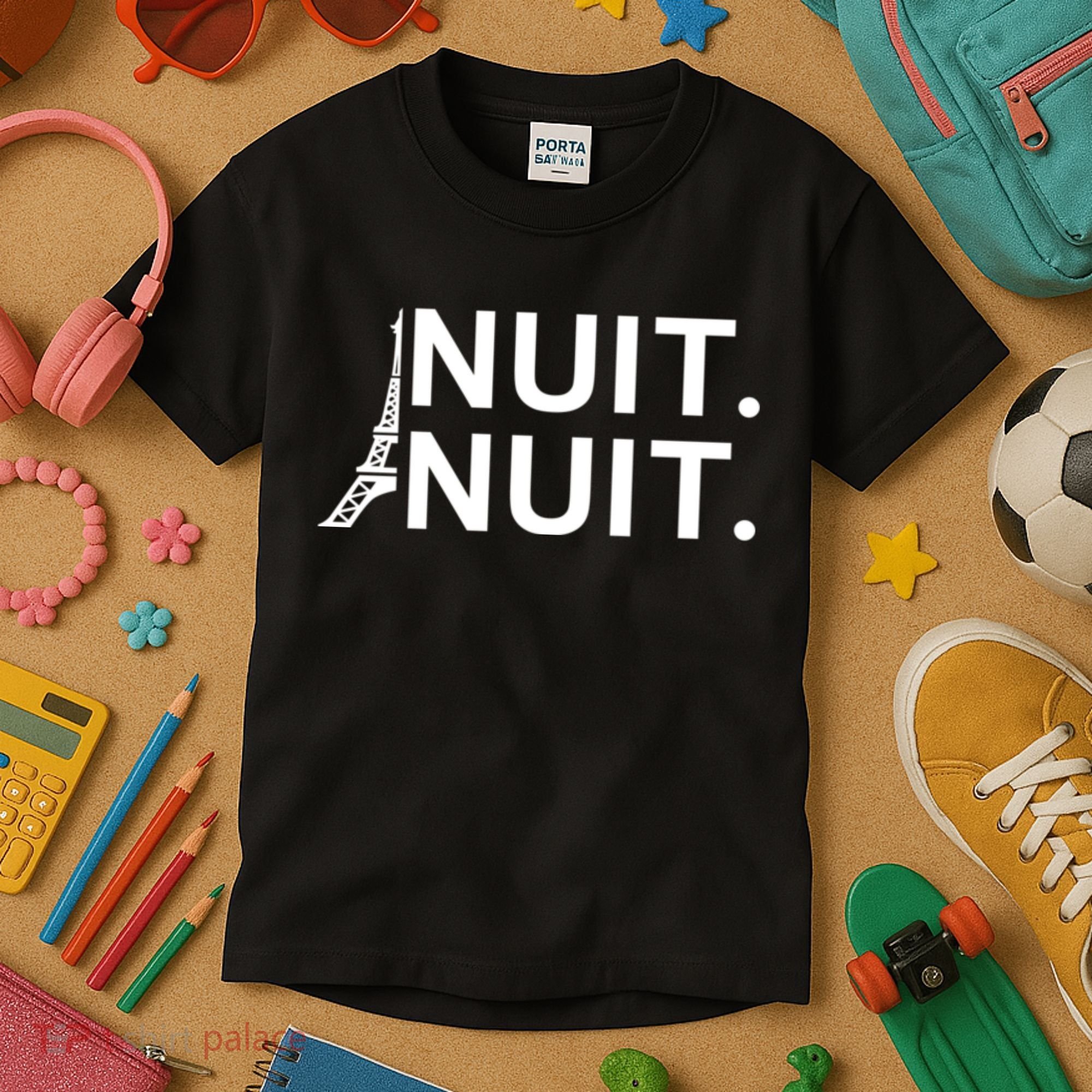 Nuit Nuit Night Night Kids T-Shirt