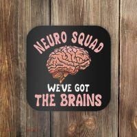 Neurologist Neurosurgeon Neurology Brain Surgeon Neuro Squad Coaster thumb 0