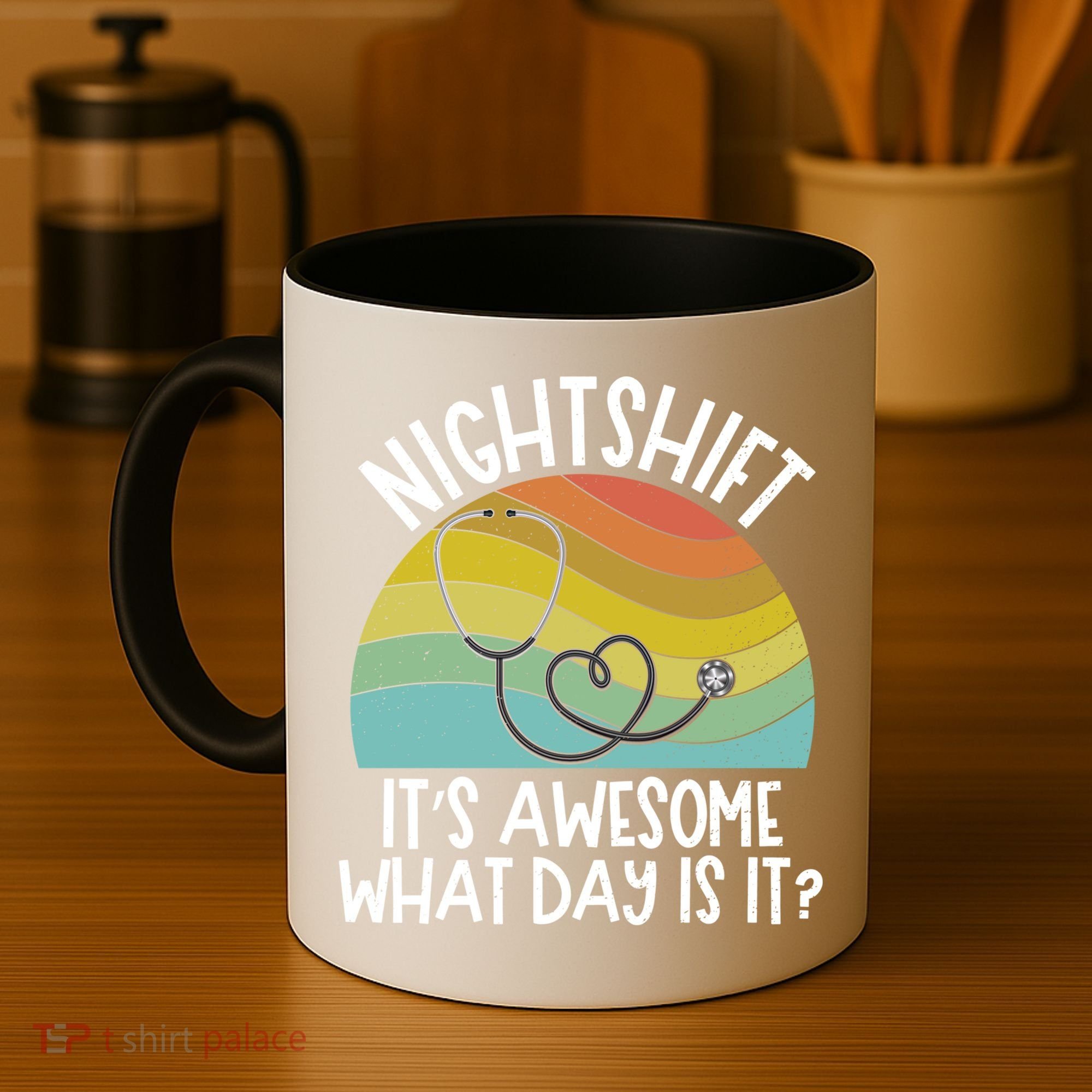 Nightshift Nurse Night Shift Nursing Rn Lpn Cna Prn Lnd Care Gift Coffee Mug