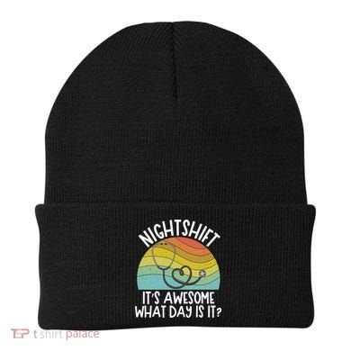 Nightshift Nurse Night Shift Nursing Rn Lpn Cna Prn Lnd Care Gift Beanie