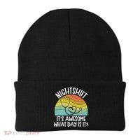 Nightshift Nurse Night Shift Nursing Rn Lpn Cna Prn Lnd Care Gift Beanie thumb 0
