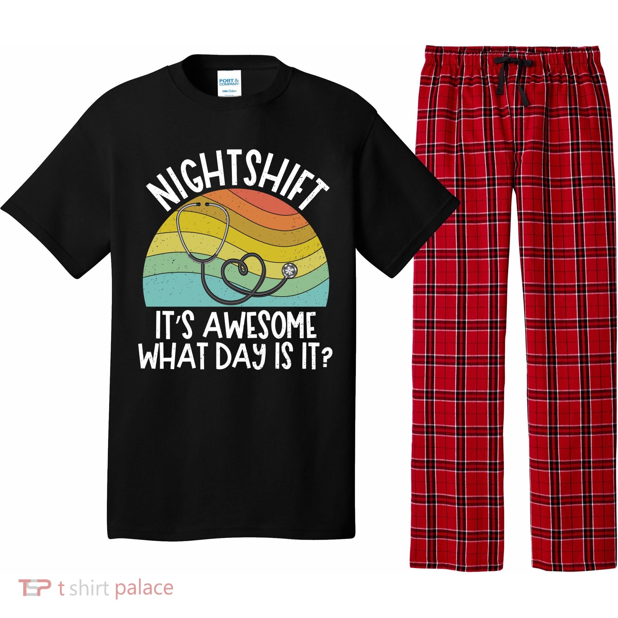 Nightshift Nurse Night Shift Nursing Rn Lpn Cna Prn Lnd Care Gift Pajama Set