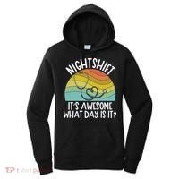 Nightshift Nurse Night Shift Nursing Rn Lpn Cna Prn Lnd Care Gift Women's Hoodie thumb 0