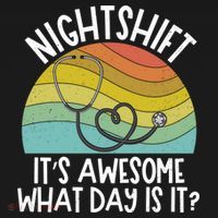 Nightshift Nurse Night Shift Nursing Rn Lpn Cna Prn Lnd Care Gift Women's Hoodie thumb 2