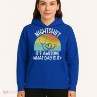 Nightshift Nurse Night Shift Nursing Rn Lpn Cna Prn Lnd Care Gift Hoodie thumb 5