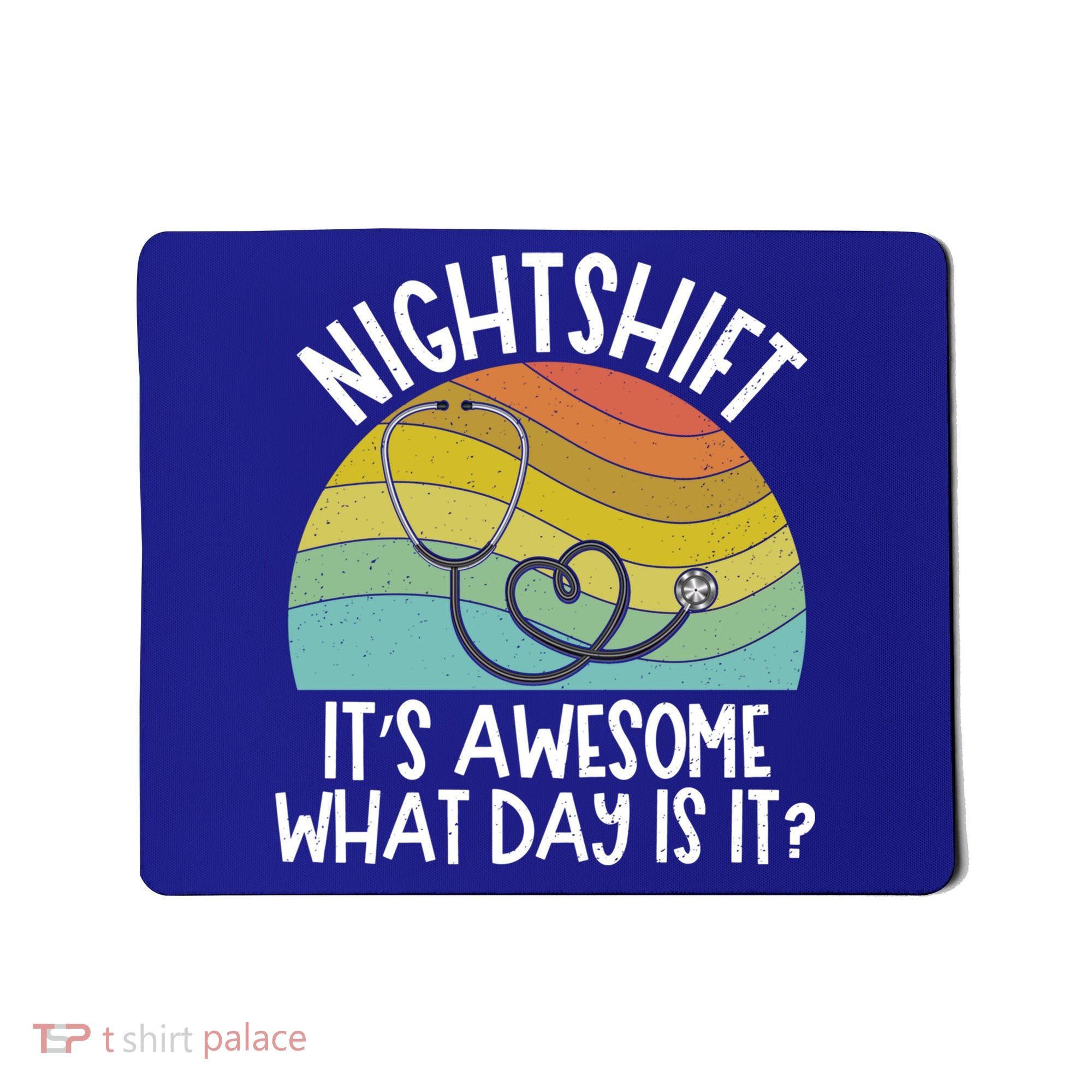 Nightshift Nurse Night Shift Nursing Rn Lpn Cna Prn Lnd Care Gift Mousepad