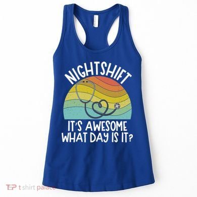 Nightshift Nurse Night Shift Nursing Rn Lpn Cna Prn Lnd Care Gift Women's Tank Top