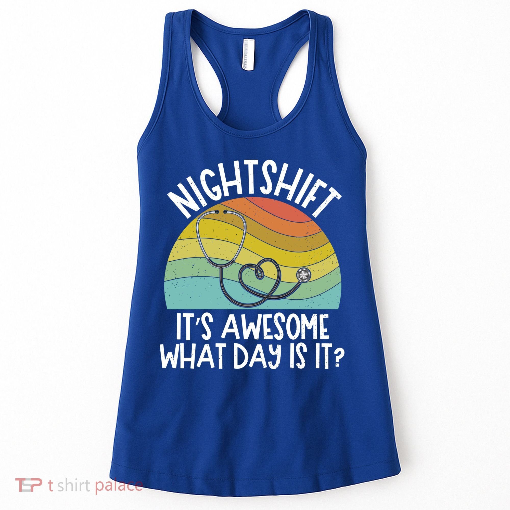 Nightshift Nurse Night Shift Nursing Rn Lpn Cna Prn Lnd Care Gift Women's Tank Top