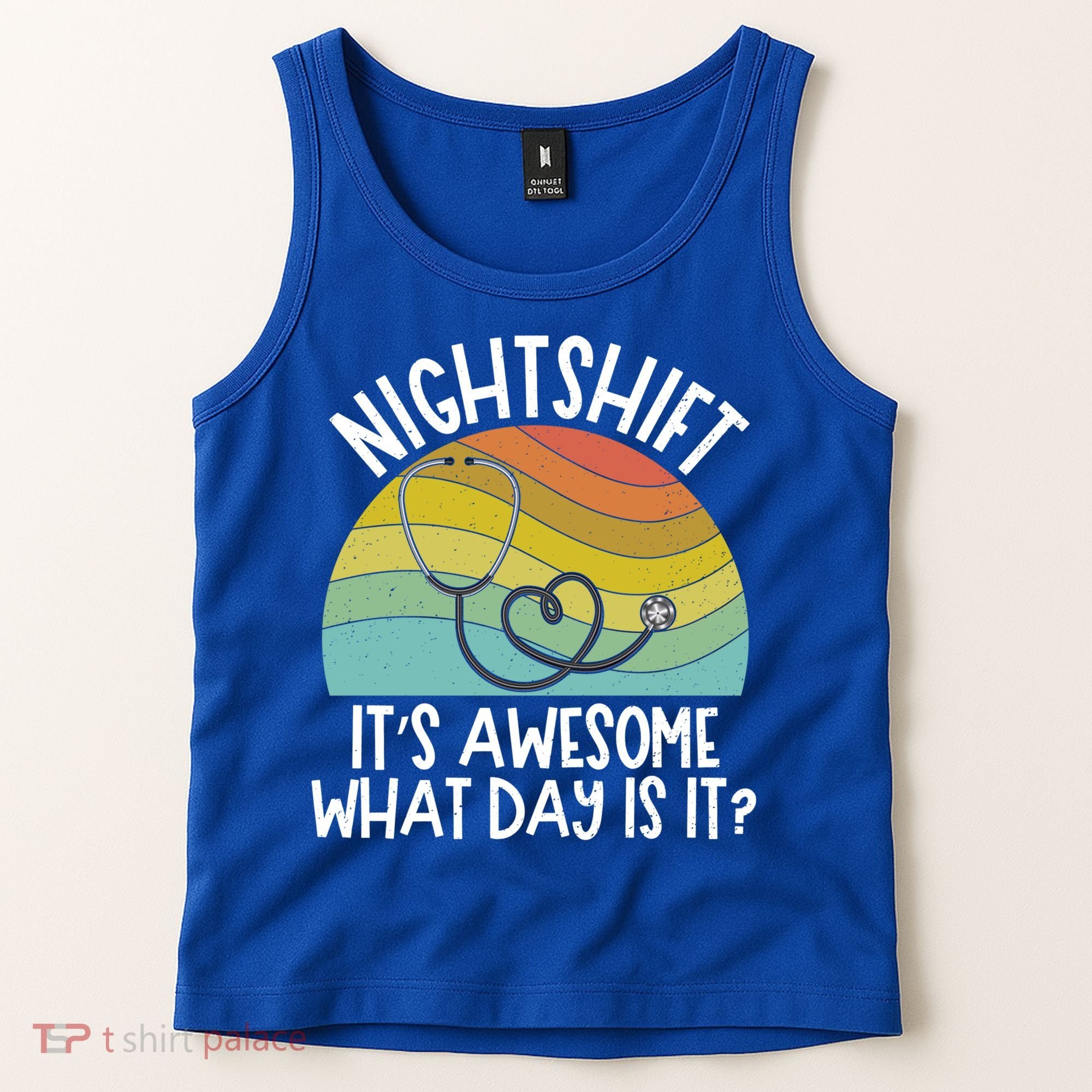 Nightshift Nurse Night Shift Nursing Rn Lpn Cna Prn Lnd Care Gift Tank Top