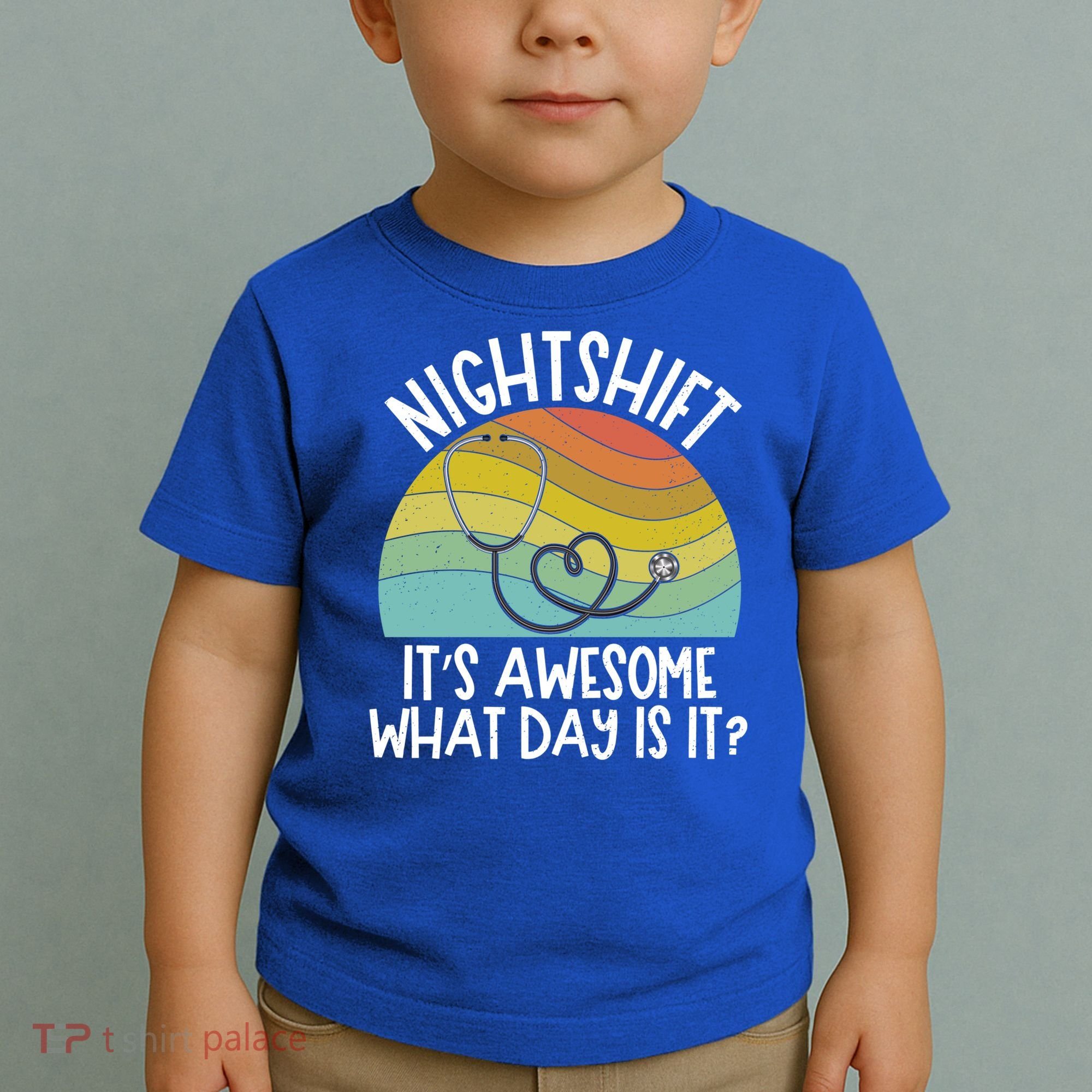 Nightshift Nurse Night Shift Nursing Rn Lpn Cna Prn Lnd Care Gift Toddler T-Shirt