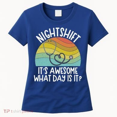 Nightshift Nurse Night Shift Nursing Rn Lpn Cna Prn Lnd Care Gift Women's T-Shirt