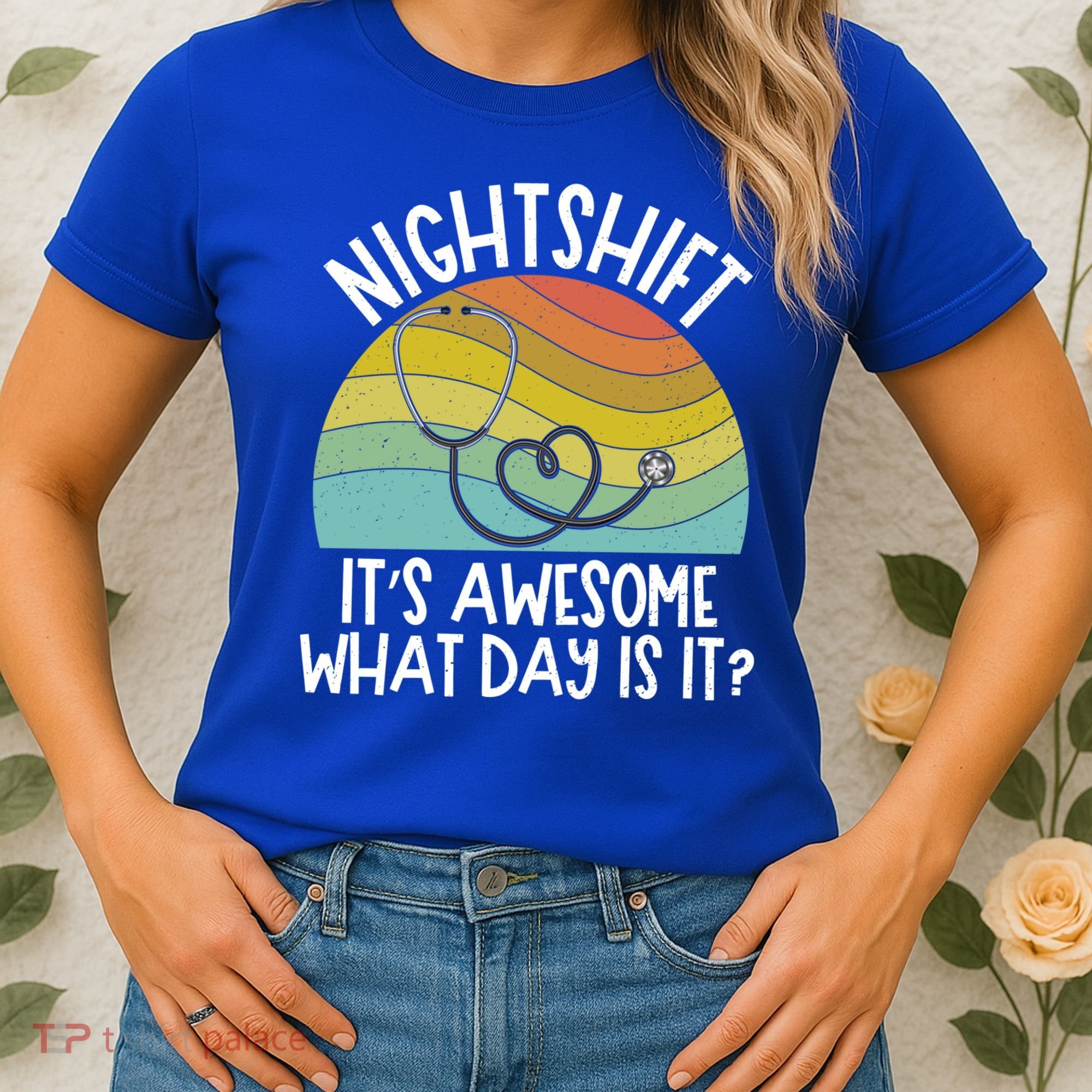 Nightshift Nurse Night Shift Nursing Rn Lpn Cna Prn Lnd Care Gift Women's T-Shirt