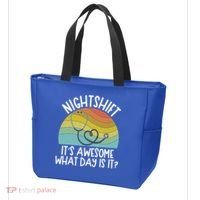Nightshift Nurse Night Shift Nursing Rn Lpn Cna Prn Lnd Care Gift Tote Bag thumb 3