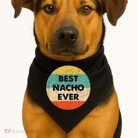 Nacho Name USA-Made Doggie Bandana thumb 1