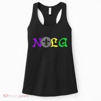 NOLA | New Orleans Mardi Gras | 504 Shirt Women's Tank Top thumb 0