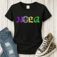 NOLA | New Orleans Mardi Gras | 504 Shirt Women's T-Shirt thumb 3