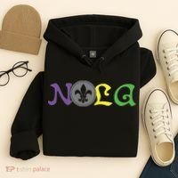 Nola New Orleans Mardi Gras 504 Hoodie thumb 4