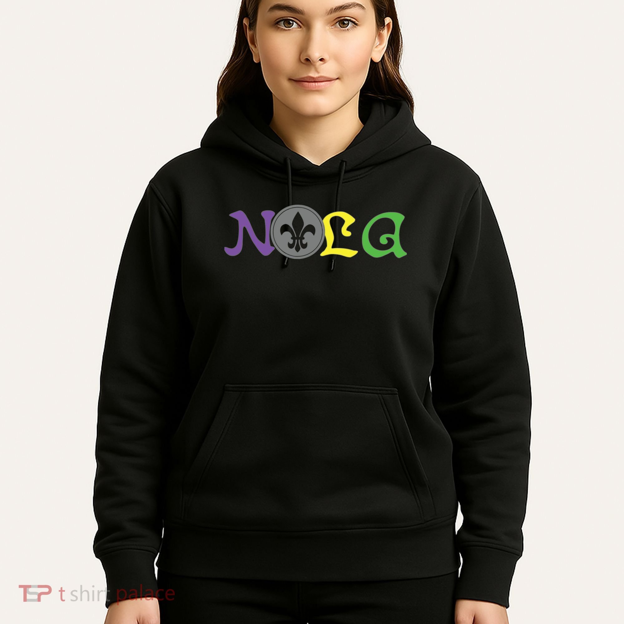 Nola New Orleans Mardi Gras 504 Hoodie