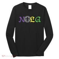 Nola New Orleans Mardi Gras 504 Long Sleeve Shirt thumb 0